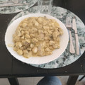El cooksnap de Félix cuando hizo Pechuga de pollo con salsa al curry.