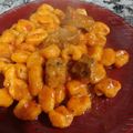 El cooksnap de Carö Gmz cuando hizo Ñoquis de calabaza con salsa bologñesa rapida.