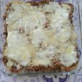 El cooksnap de Rouchi cuando hizo Lasaña de berenjena con salsa de boloñesa.