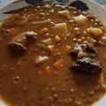 El cooksnap de Tamara GF cuando hizo Lentejas tradicionales.