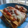 Niall Twomey's cooksnap of when they made Lasagne alla verdure - vegetarian lasagne.