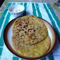 Tejashvi Sharma's cooksnap of when they made Aloo paratha.