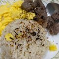 Cooksnap dari bella mewla untuk resep Saikoro Beef Butter Rice
