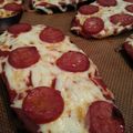 canuckshockeygirl's cooksnap of when they made Low carb eggplant pizza.