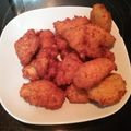 El cooksnap de Xoel Peguero cuando hizo Arepitas de yuca.