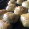 El cooksnap de Mica Montes cuando hizo Pancitos saborizados de salame.