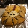 Julie Rodriguez's cooksnap of when they made Spider Taco Ring.
