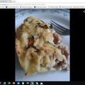 El cooksnap de mirandina cuando hizo Pastel de atún con papas y champiñones.
