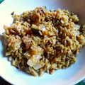 El cooksnap de Beca cuando hizo Arroz al curry con frutos secos.