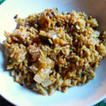 El cooksnap de Beca cuando hizo Arroz al curry con frutos secos.