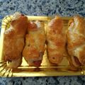 El cooksnap de bruixacoloraina cuando hizo Croasanes de hojaldre con jamón y queso.