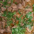 El cooksnap de Sueli 🇦🇷 cuando hizo Riñones encebollados al oporto.