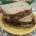 El cooksnap de Marina I. Blanck cuando hizo Sandwich de aguacate con jamón crujiente.