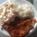 El cooksnap de Cecy Avila cuando hizo Pechuga de pollo empanizada.