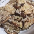 Cooksnap de Rita Afonso quando cozinhou Risoto de farinheira e cogumelos.