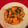 El cooksnap de Sofia Amirdach cuando hizo Calabaza con jamón curado y huevos camperos 🎃 🥚.