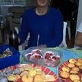 El cooksnap de Ana Rey cuando hizo Torta de peras.