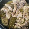 El cooksnap de soledad sierra ortega cuando hizo Conejo al ajillo de toda la vida.