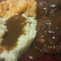 Tina Gaydos's cooksnap of when they made Country Salisbury steak.