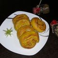 کوک اسنپ Leili Feizi بعد از امتحان کردن نان رول نارگیلی.