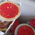 El cooksnap de juli Ortiz cuando hizo Tarta de Gelatina con crema, y frutillas.