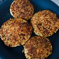 El cooksnap de Laura Cotter cuando hizo Hamburguesa de lentejas rojas y quinoa.