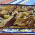 Christina T's cooksnap of when they made Air fried potato wedges.