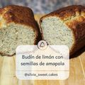 El cooksnap de Silvia Campo cuando hizo Budín de limón y amapolas.