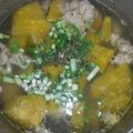 Cooksnap của Duyên Serena khi họ làm theo món Canh bí đỏ thịt bằm