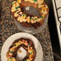 El cooksnap de Scarinci Alejandra cuando hizo Rosca de Pascua rellena de chocolate.