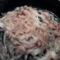 El cooksnap de Monik cuando hizo Cebolla caramelizada.