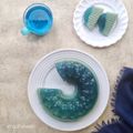 Cooksnap dari Imas Halwati untuk resep Puding Lumut Bunga Telang