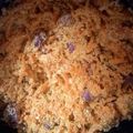 Cooksnap de Marlene Marschall quando cozinhou Farofa de Calabresa, bacon e cenoura.