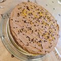 liliom1229 Cooksnap-ja, amikor elkészítette a(z) Őszibarackos csokoládés sajttorta sütés nélkül receptet.
