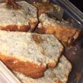 El cooksnap de María cuando hizo Budín de banana con corazón de Dulce De Leche.