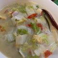 Cooksnap dari Kirana Tantri untuk resep 53. Sayur Sawi Putih Tahu Santan