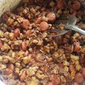 El cooksnap de Sheila Solis cuando hizo Chorichuletas.