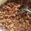 El cooksnap de Sheila Solis cuando hizo Chorichuletas.
