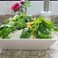 El cooksnap de jessica.stockle cuando hizo Ensalada de lechuga con rúcula a la mandarina agridulce.
