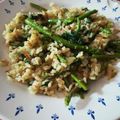 El cooksnap de Fuencysla Seven cuando hizo Arroz con espárragos trigueros y espinacas.