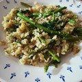 El cooksnap de Fuencysla Seven cuando hizo Arroz con espárragos trigueros y espinacas.