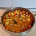 El cooksnap de Ceci Cecy cuando hizo Estofado de pavo con patatas.