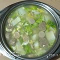 Cooksnap dari Trifena Kristiani untuk resep SAWI putih BAKSO IKAN