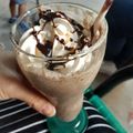El cooksnap de damis92 cuando hizo Frappé oreo.