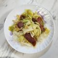 玥玥 的 香腸炒高麗菜 cooksnap