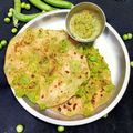 Mayank Srivastava का कुकस्नैप जब उन्होंने हरे मटर का पराठा (Hare matar ka paratha recipe in hindi) बनाया था।
