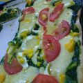 El cooksnap de ivana cuando hizo Pizza de verdura.