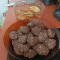 El cooksnap de Almudena Collado cuando hizo Keftedes 🇬🇷 : mini hamburguesas griegas en airfryer, con patatas asadas.
