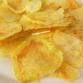 Cooksnap de Diario da cozinheira amadora quando cozinhou Chips de batata no micro-ondas.