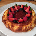 El cooksnap de Lourdes C.L cuando hizo Tarta de queso de La Viña (sin lactosa y sin gluten).